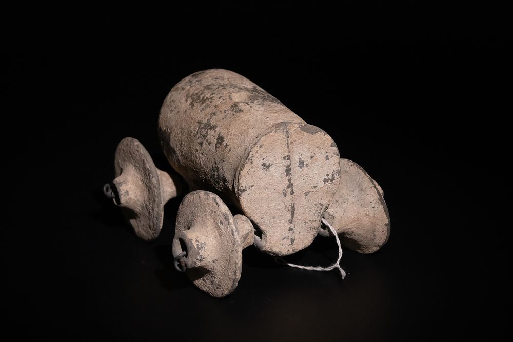 Lot 269: An Ancient Rare Clay Wheeled Tanker, Circa 1500...