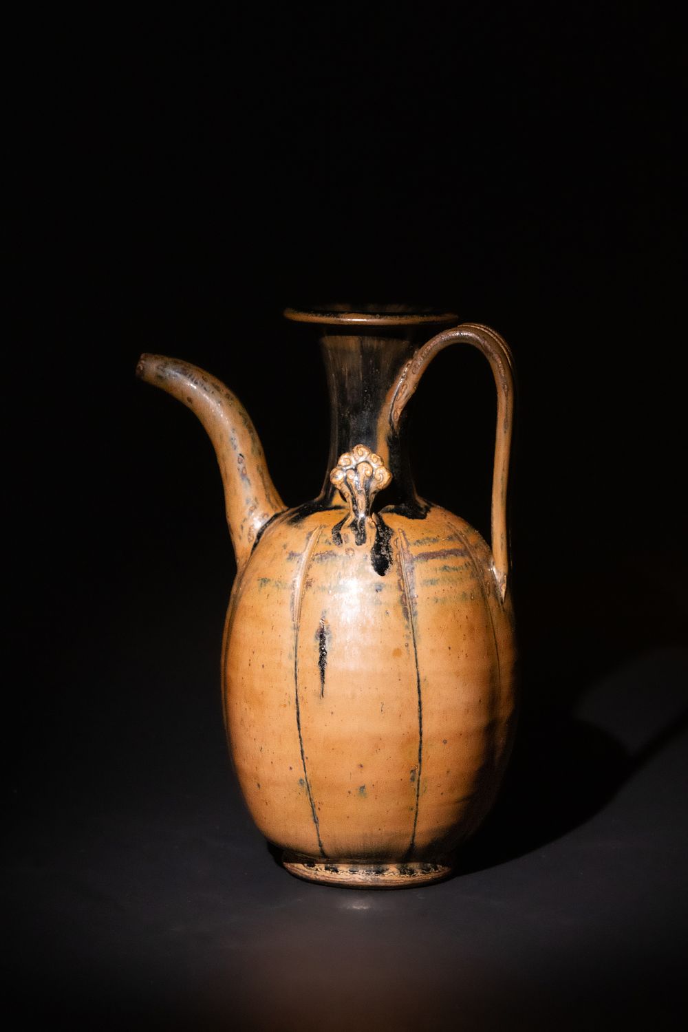 Lot 159: A Chinese Glazed Ceramic Jug, 19th Century.