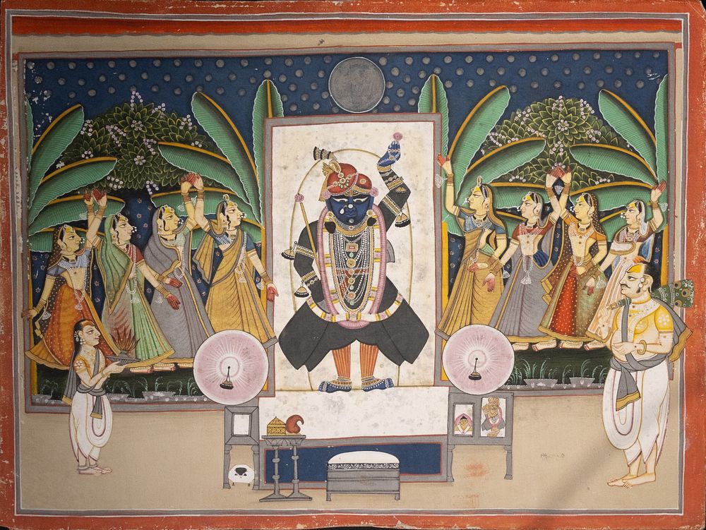 Lot 228: An Indian Painting on Paper of the Lord...