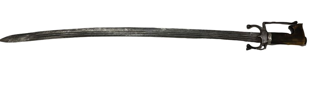 Lot 322: An Islamic Arabic Nimcha Sword, 17-18 Century, used...