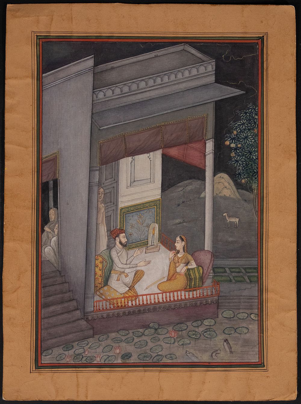 Lot 212: An Indian Miniature Painting of Jahangir Khan with...