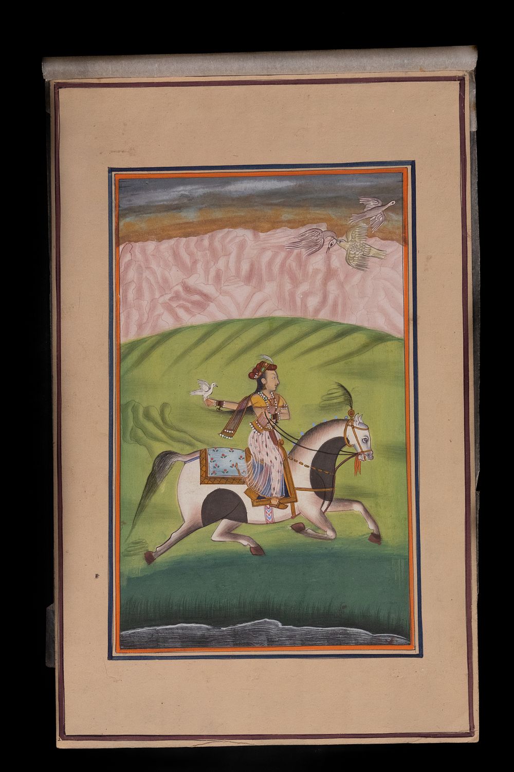 Lot 214: An Indian Miniature Painting of Maharani Lakshmi Bai...