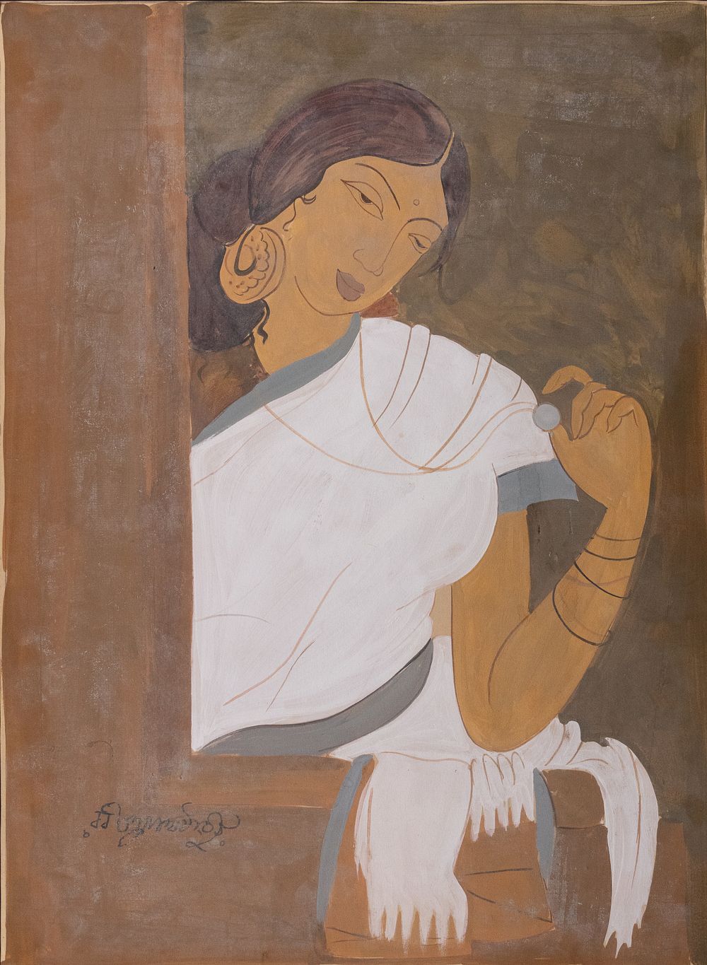 Lot 223: Abanindranath Tagore, "Untitled", Tempera and Gouache on Paper...