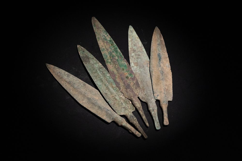 Lot 278: A Collection of Luristani Bronze Arrow Heads, 1200–650...