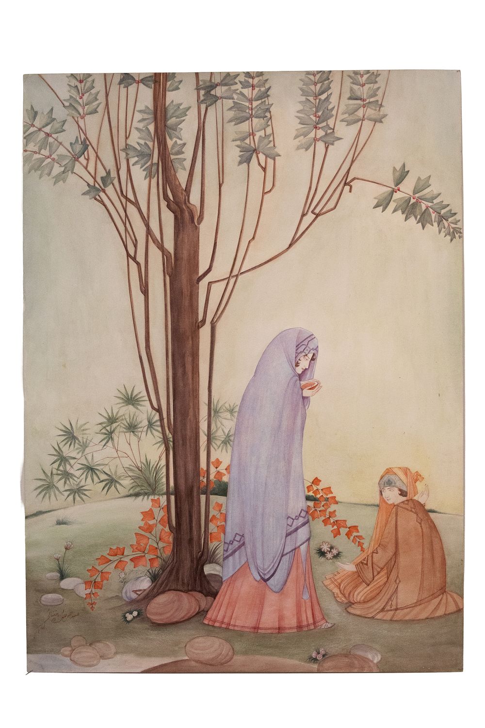 Lot 219: "Untitled" - ABDUR RAHMAN CHUGHTAI (1894-1975), Water Colour...