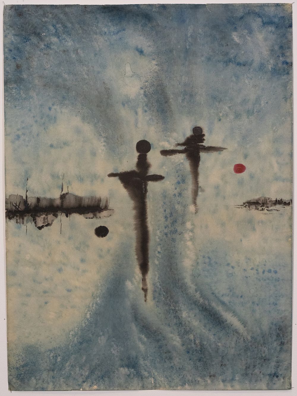 Lot 220: "Untitled" - VASUDEO S. GAITONDE (1924-2001), Water Colour...