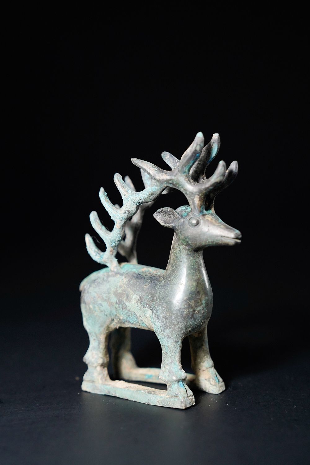 Lot 245: A Luristani Bronze Stag Figurine, Circa 1000–800 B.C.