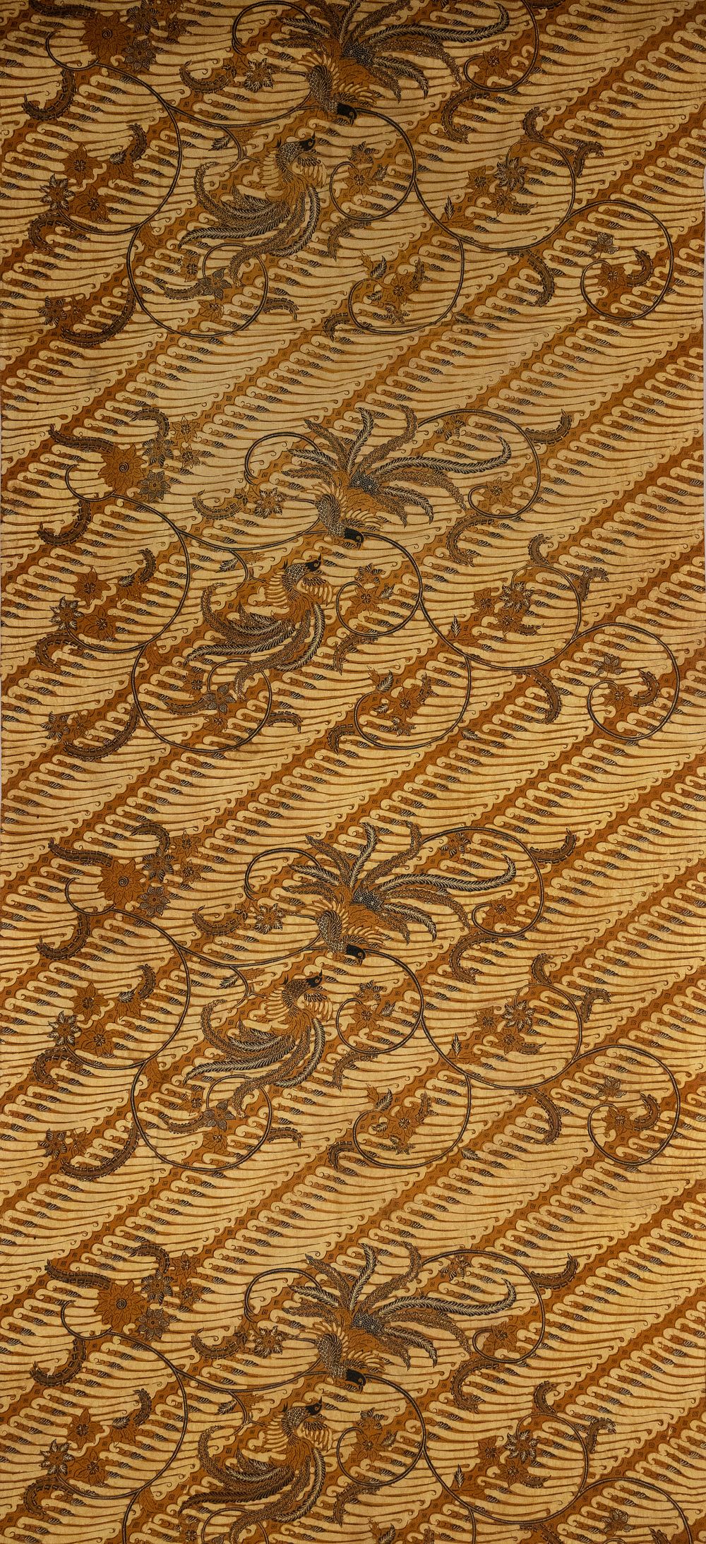 Lot 250: An Indonesian Cotton Batik Textile with Phoenix and...