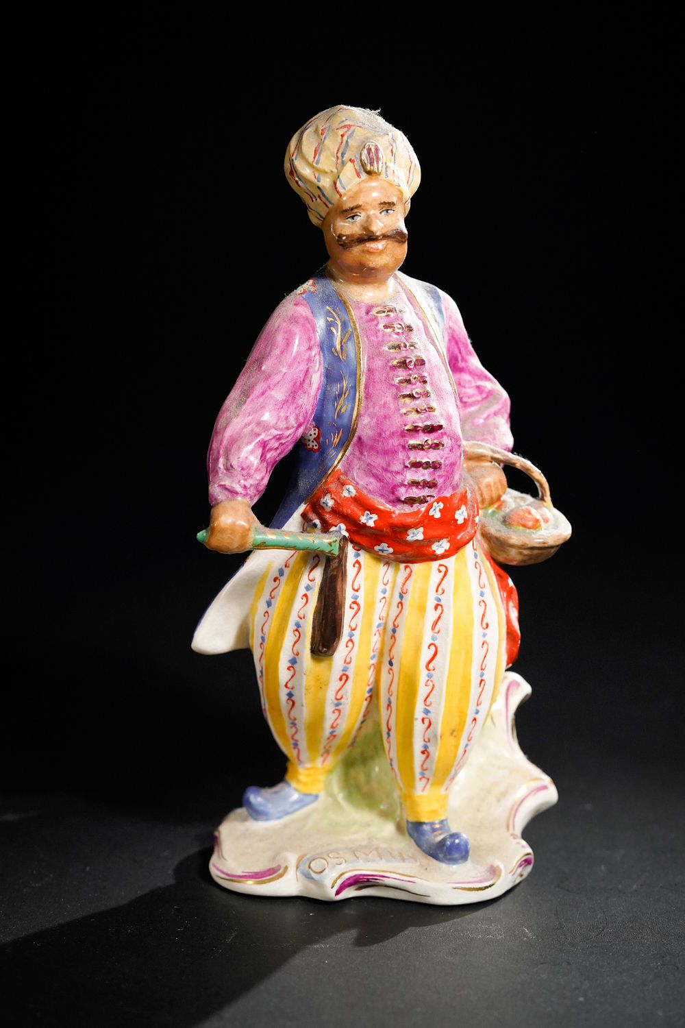 Lot 392: A European Porcelain Figure of an Ottoman Vendor,...