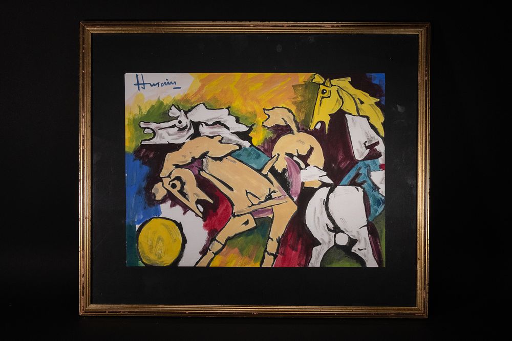 Lot 152: "Untitled" — MAQBOOL FIDA HUSAIN (1915–2011).