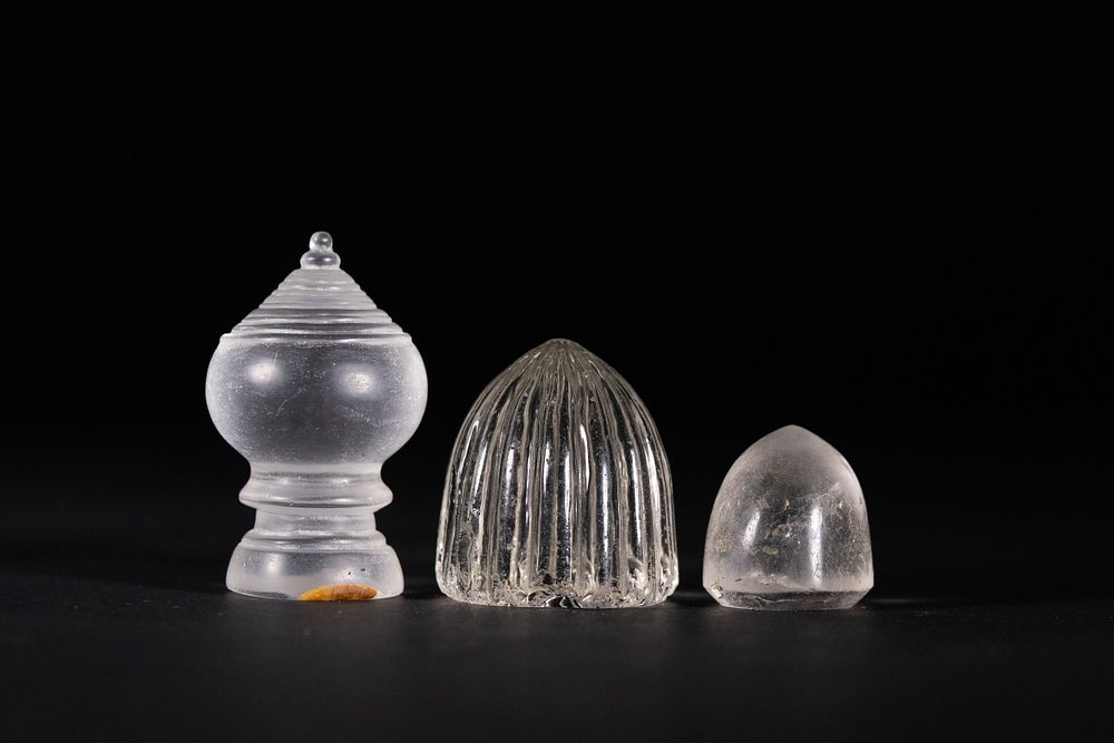 Lot 170: A Lot of Three Mughal Rock Crystal Chess...