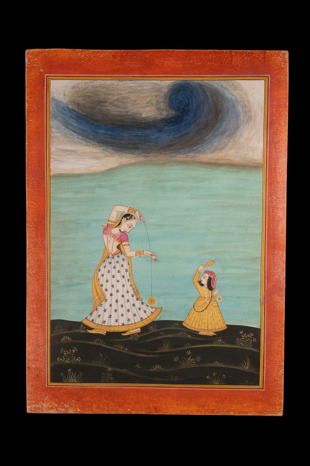 Lot 189: A North Indian Miniature of a Woman and...