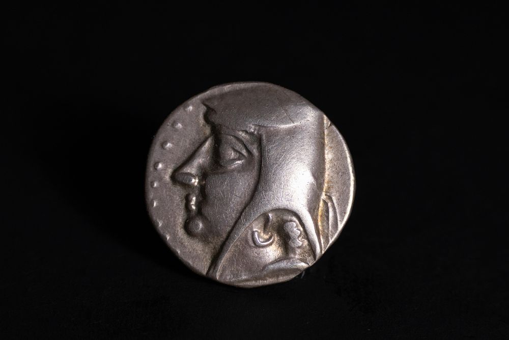 Lot 211: A Parthian Silver Drachm of Arsaces I, ca....