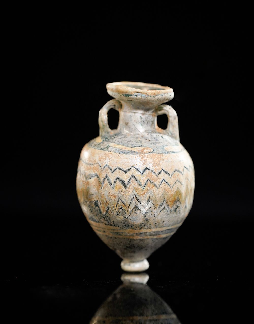 Lot 227: A Greek Glass Amphoriskos Perfume Bottle, Late 6th–5th...