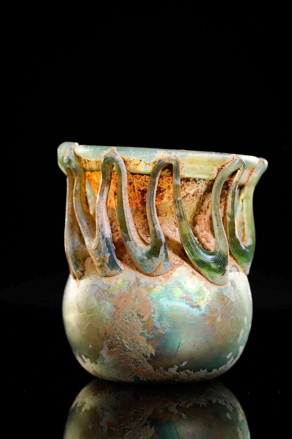 Lot 228: A Late Roman Iridescent Glass Jar, Circa 4th–5th...