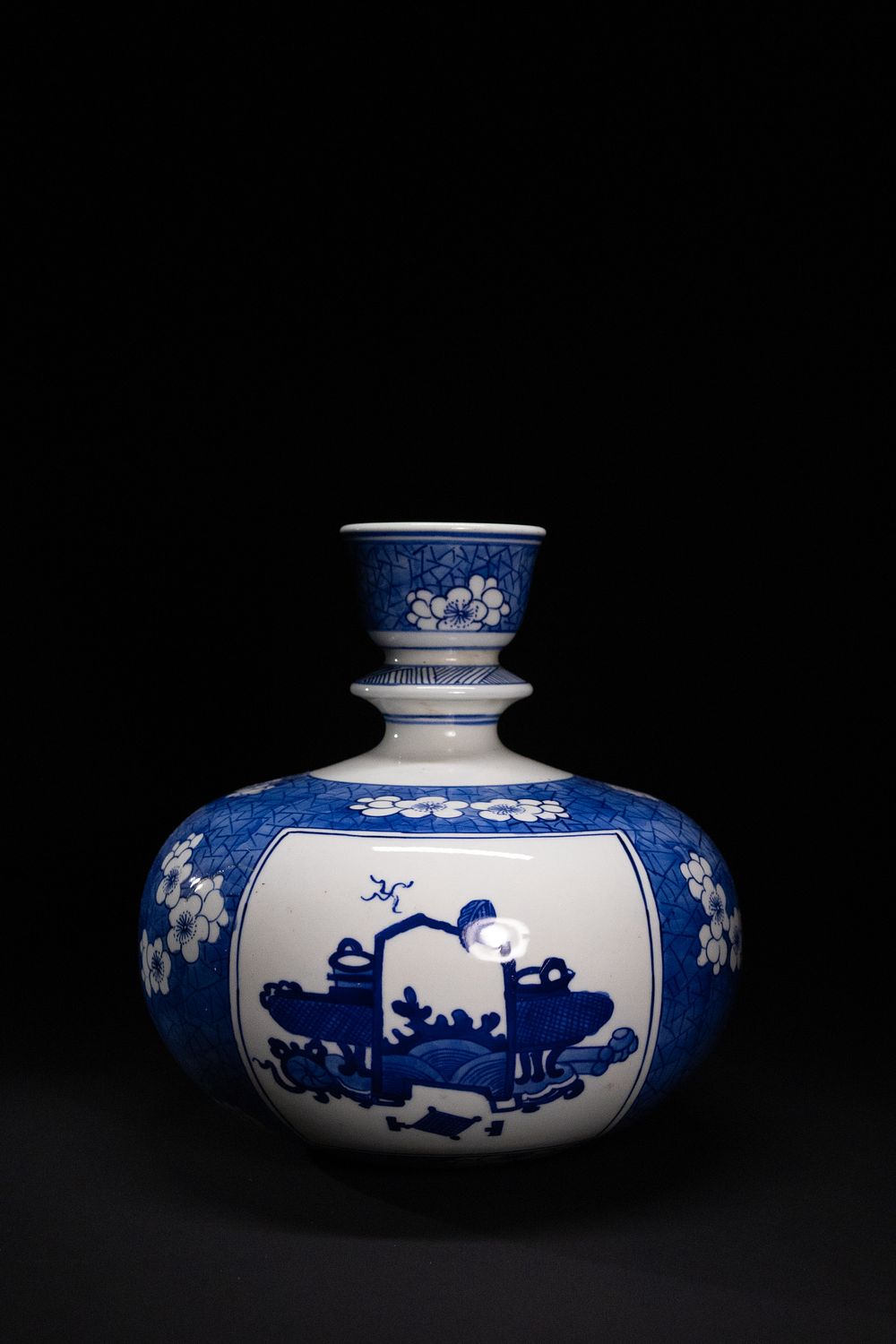 Lot 326: A Chinese Blue and White Hookah Base Made...