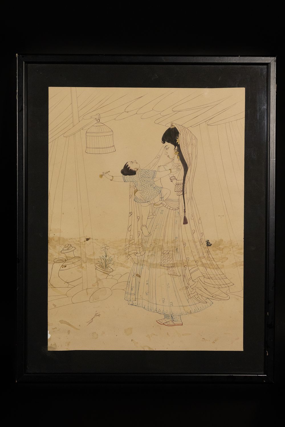 Lot 168: "Untitled" - ABDUR RAHMAN CHUGHTAI (Pakistani 1897-1975).