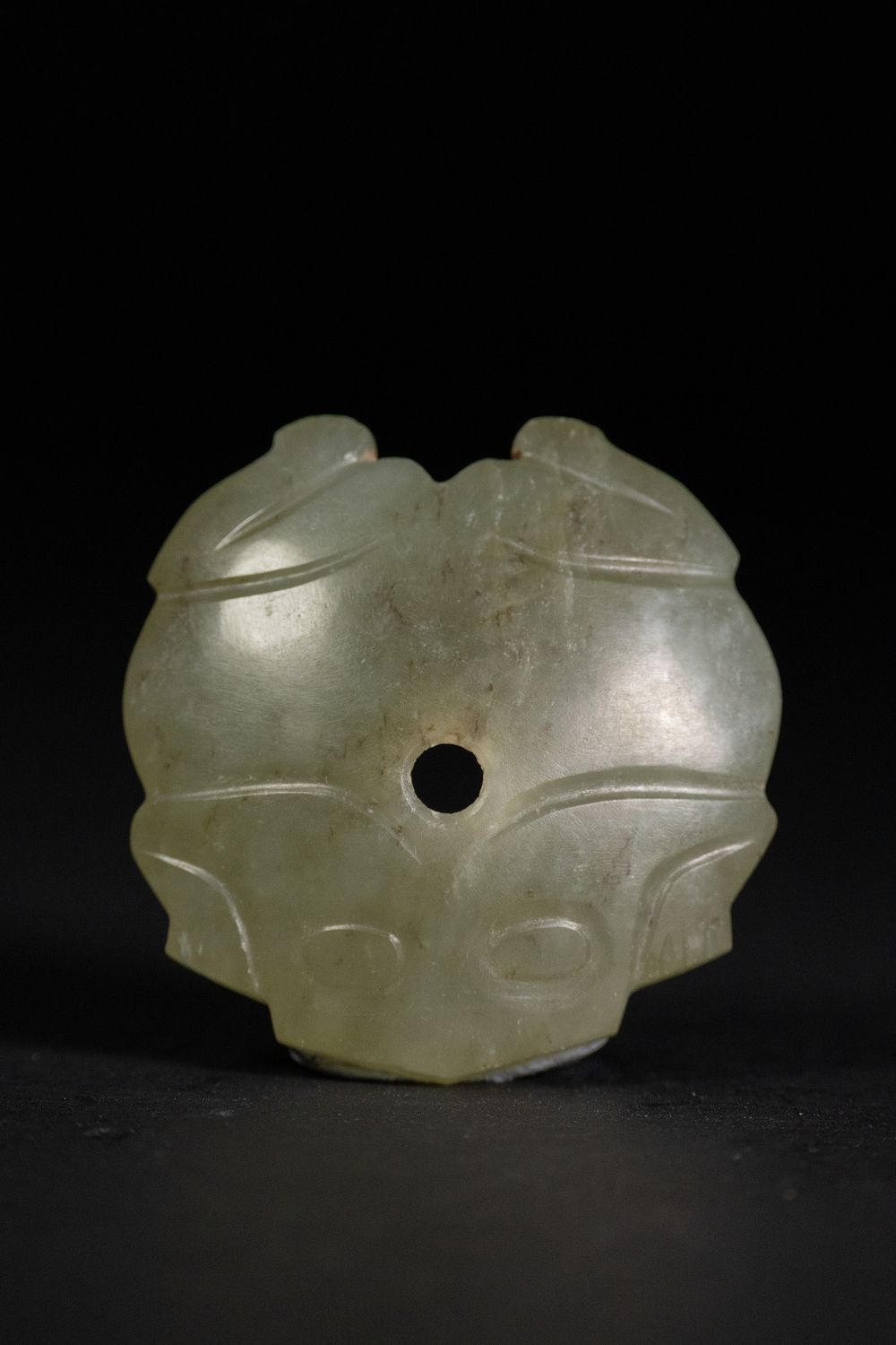 Lot 240: A Shang Dynasty Jade Pendant in the Form...
