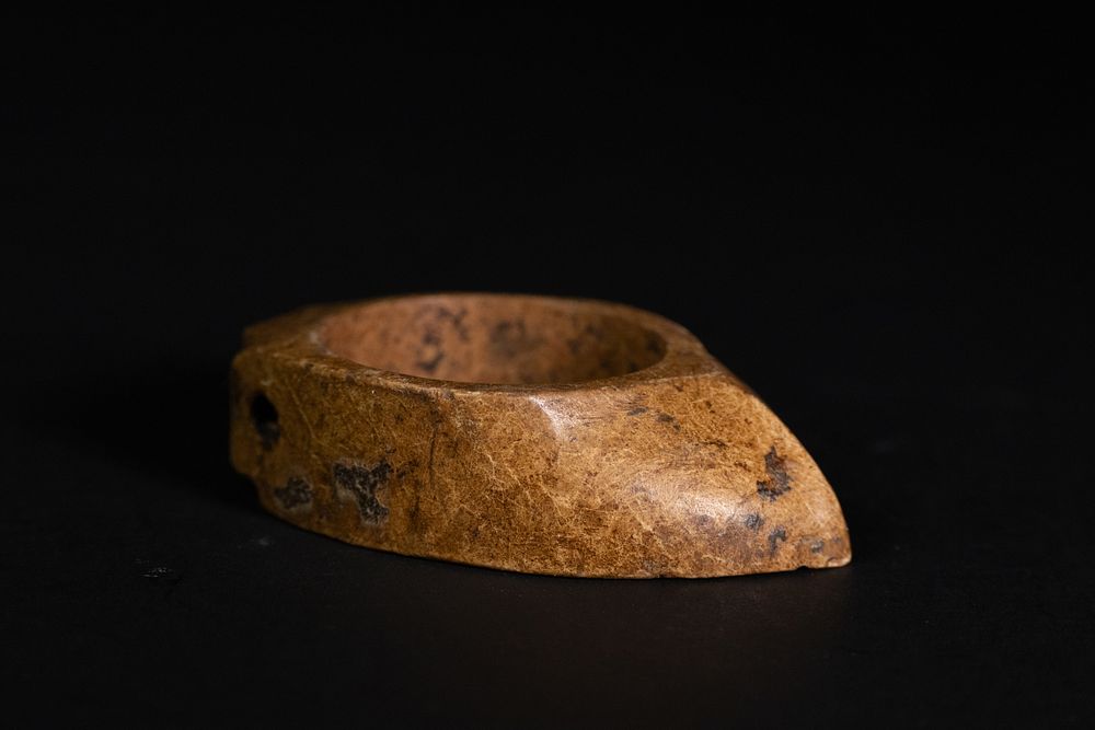 Lot 241: A Shang Dynasty Jade Archer’s Thumb Ring, circa...
