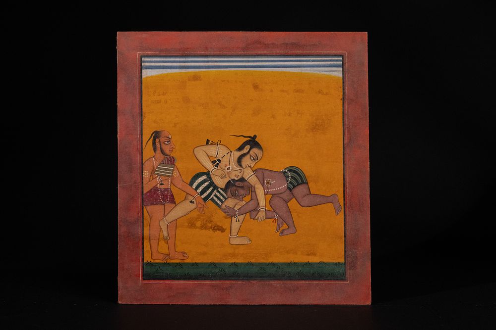 Lot 157: An Indian Pahari Miniature Depicting Raga Malava, circa...