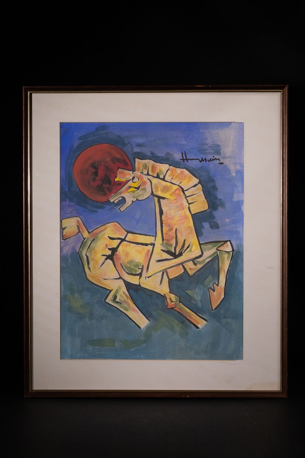 Lot 168: "Untitled" – MAQBOOL FIDA HUSAIN (1915–2011).