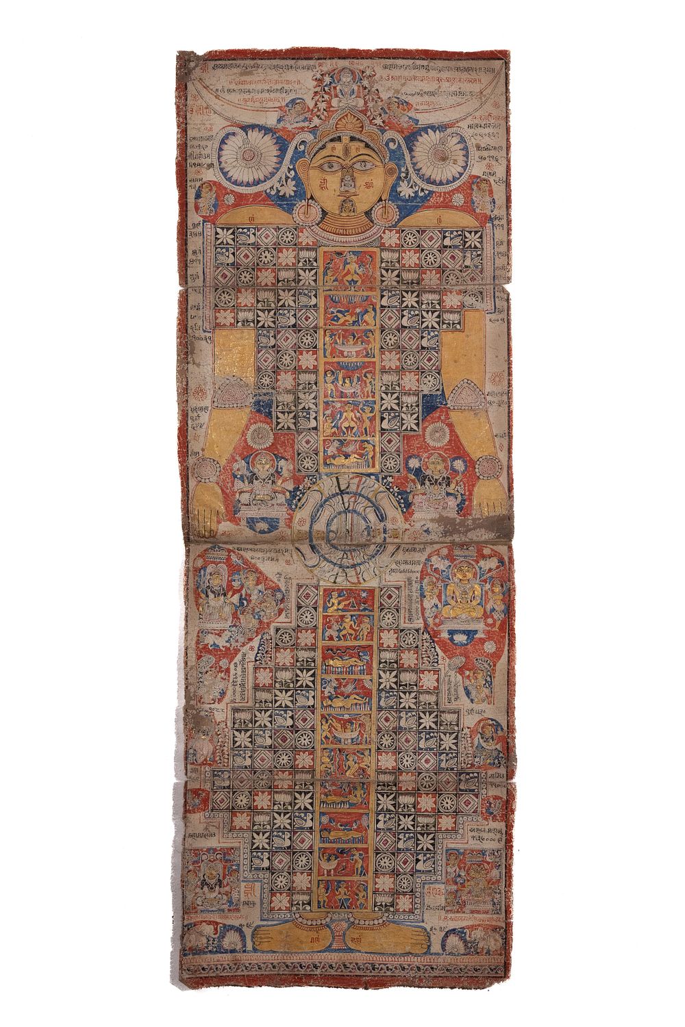 Lot 171: An Indian Jain Cosmological Pata of the Cosmic...
