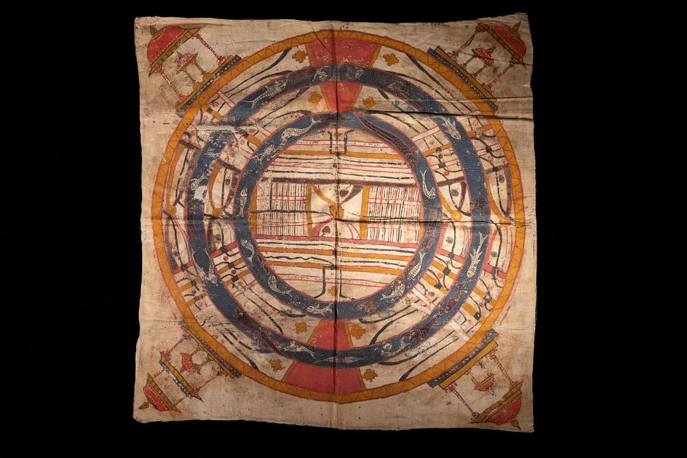 Lot 197: An Adhaidvipa Jain Cosmological Painting – Deshnok, Rajasthan,...