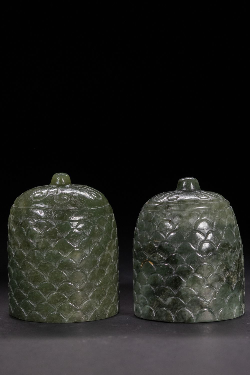 Lot 202: A Pair of Mughal Jade Game Pieces, 19-20th...