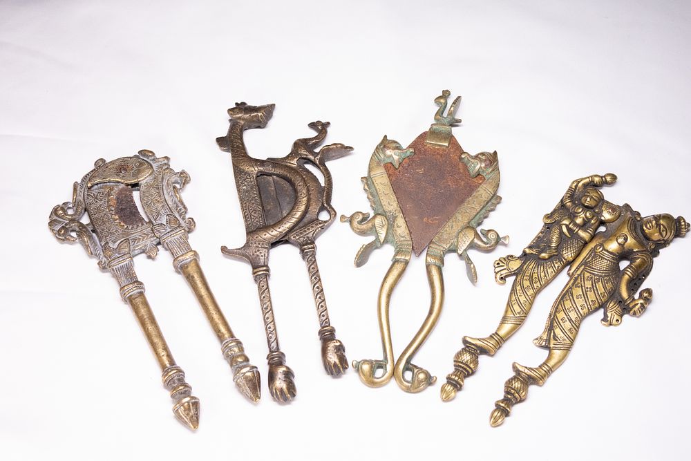 Lot 204: A Lot of Indian Brass Nutcrackers, 19th Century.