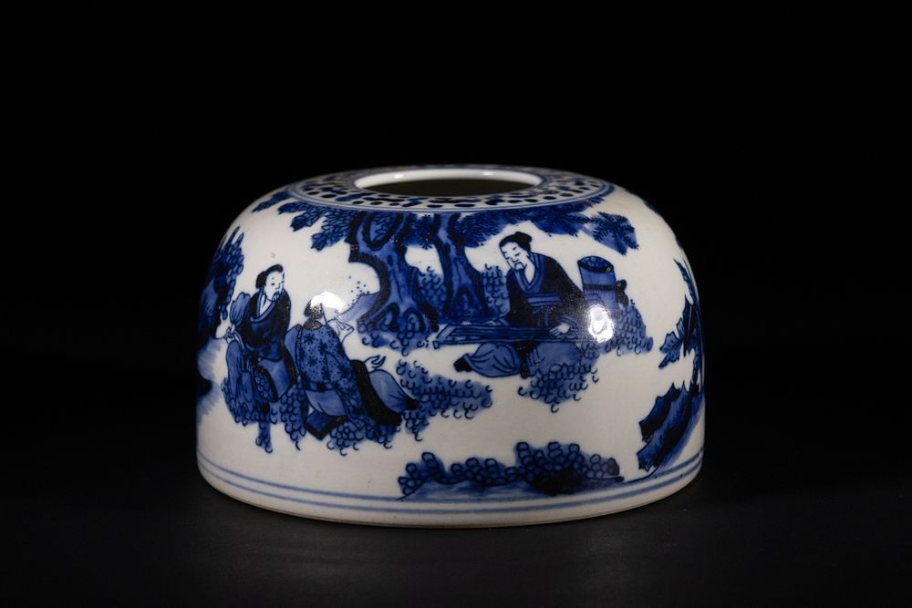 Lot 320: A Chinese Blue and White Porcelain Scholar’s Water...
