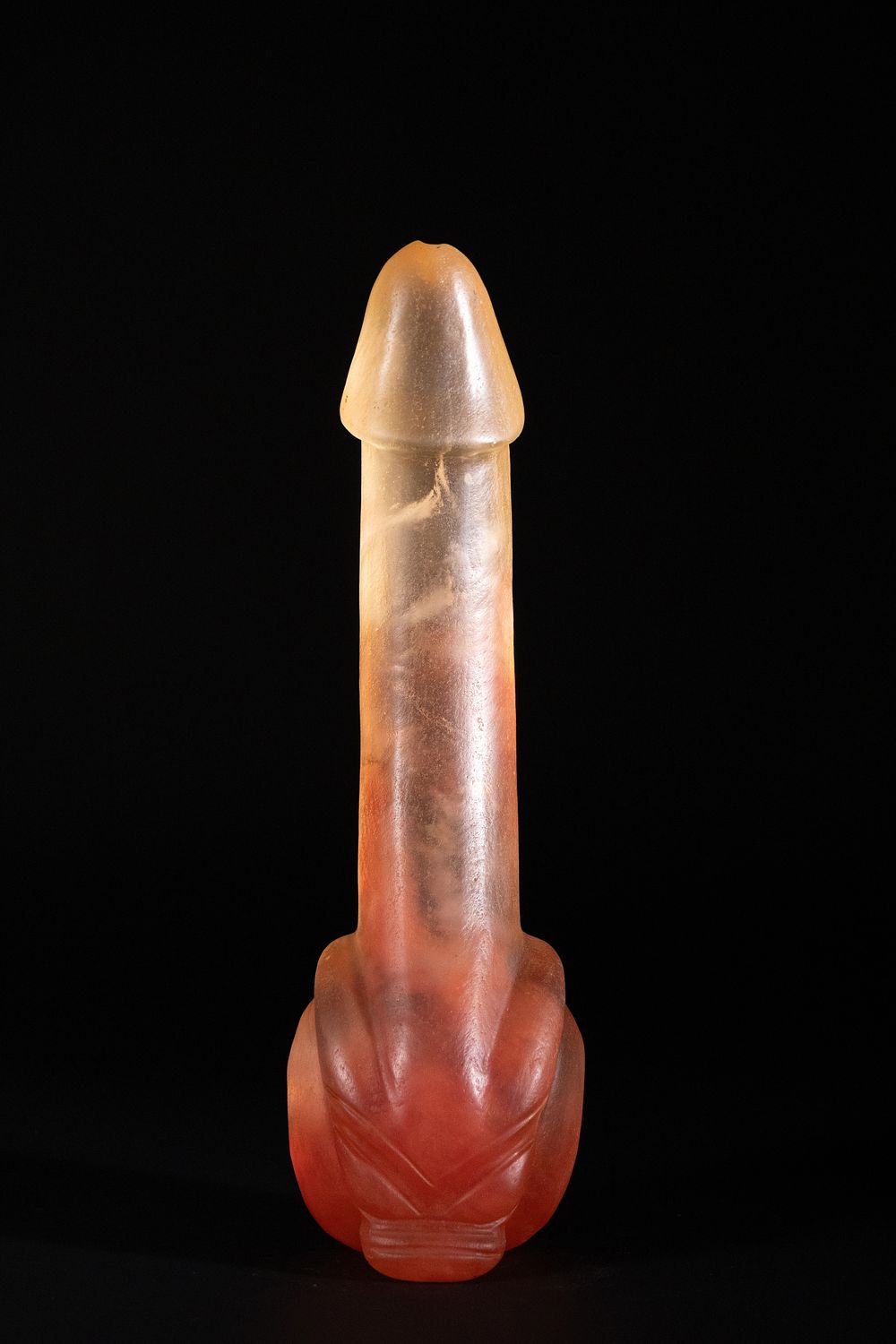 Lot 325: A Chinese Rock Crystal Phallic Figure, Possibly 18th...