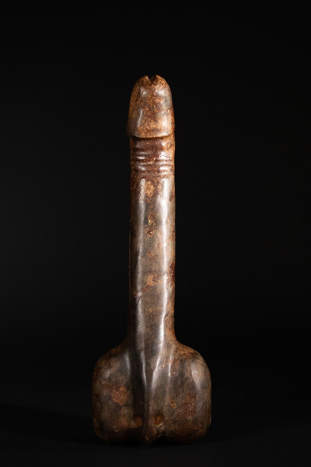 Lot 327: A Chinese Large Hardstone Phallic Pendant, Possibly 18th...