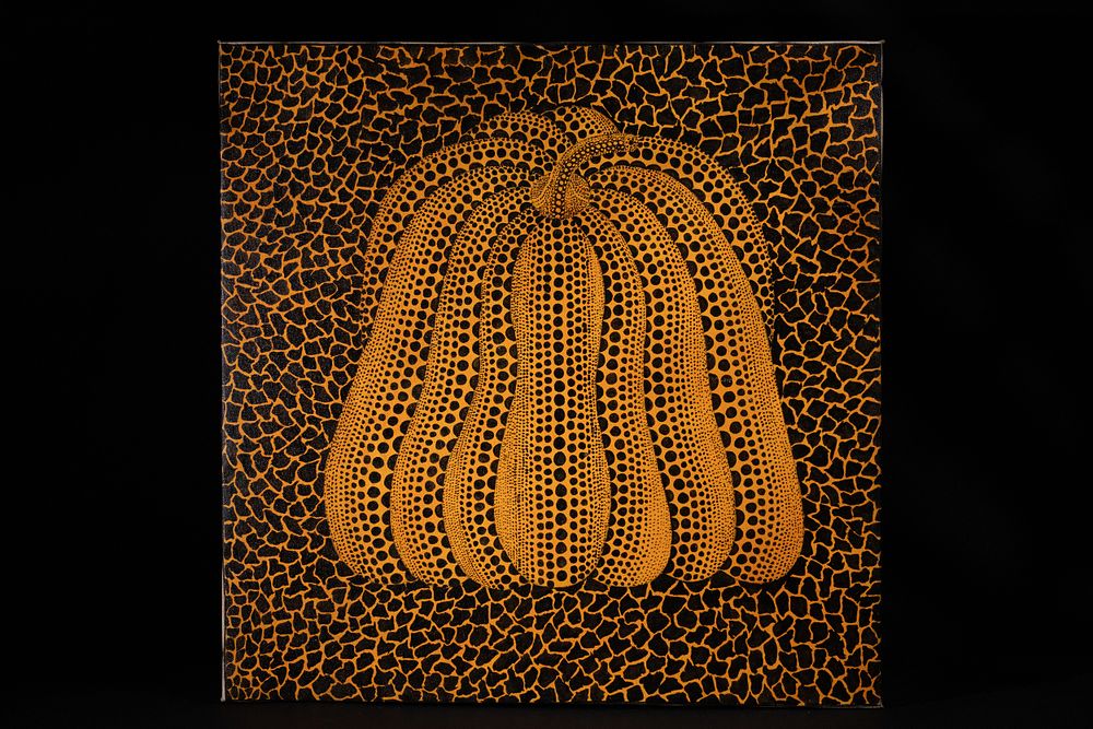 Lot 375: “Pumpkin” – Yayoi Kusama (b. 1929).
