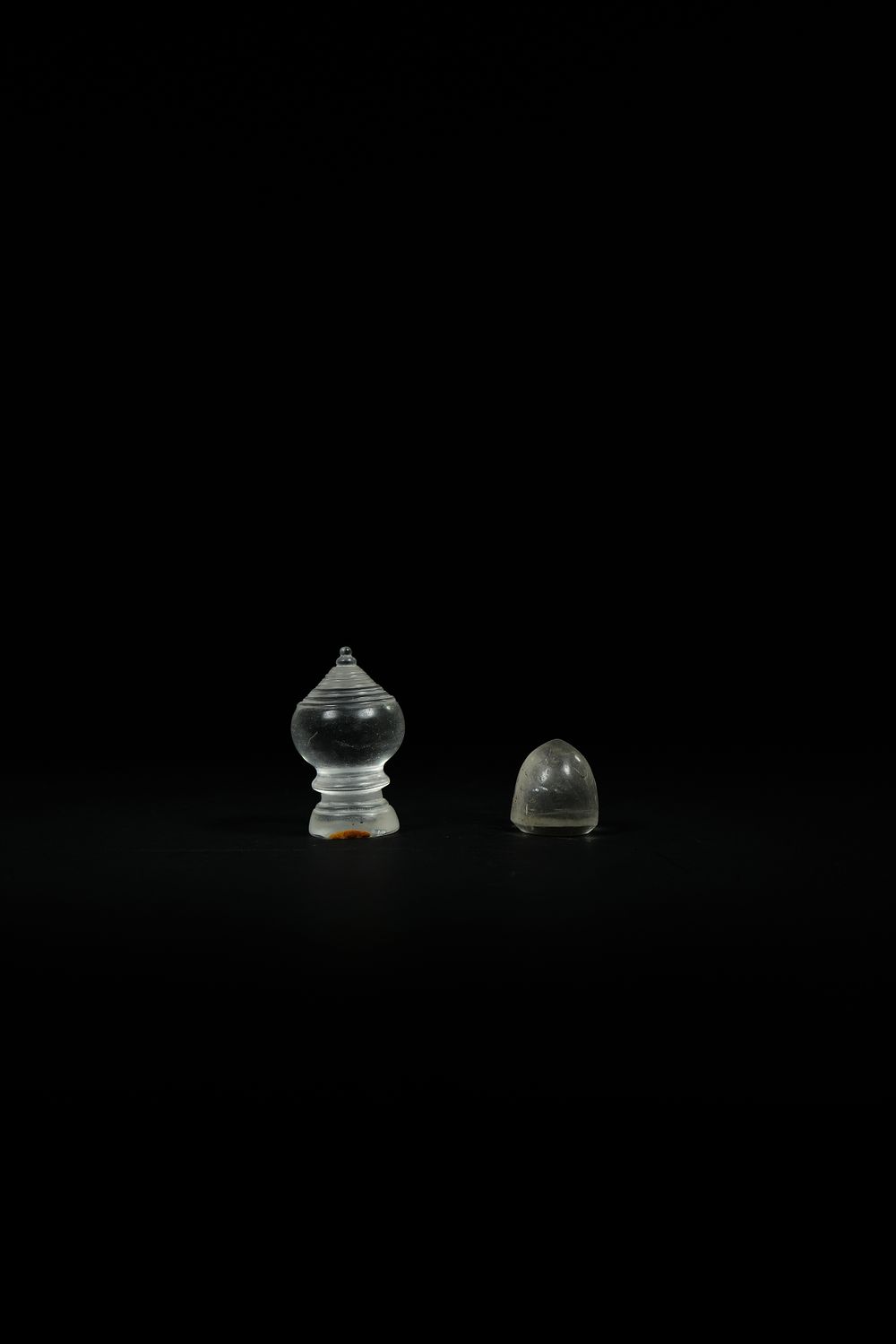 Lot 231: A Mughal Rock Crystal Chess Pawn & An...
