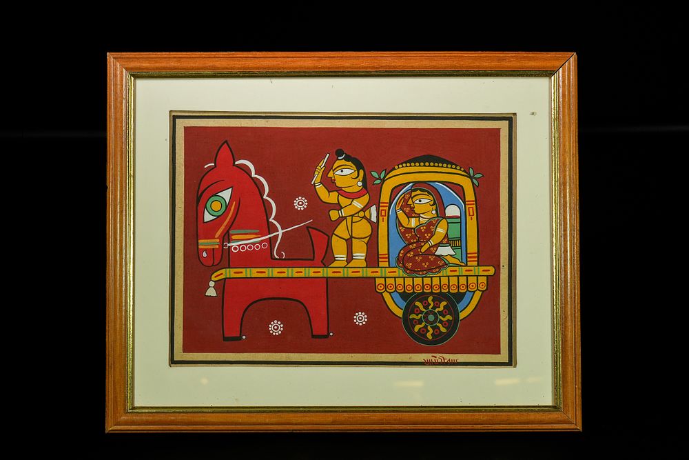 Lot 266: “Untitled” – JAMINI ROY (1887–1972).