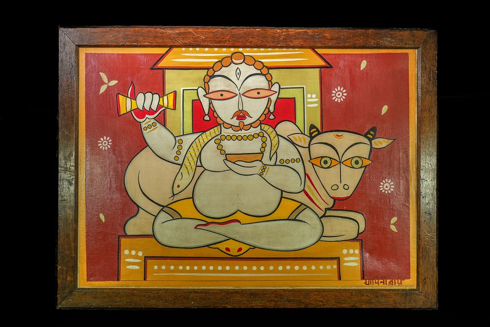 Lot 268: "Untitled" – JAMINI ROY (1887–1972).