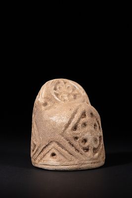 A Central Asian Islamic Terracotta Chess Piece, Possibly 17th/18th Century - A Central Asian 