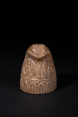 A Medieval Agate Chess Piece, Possibly 14th Century or Later - A medieval chess piece, carved 
