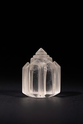 A Mughal Rock Crystal Chess Piece, 18th/19th Century - A Mughal rock crystal chess piece 
