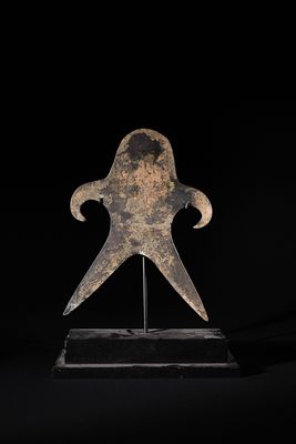 An Indo-Gangetic Anthropomorphic Copper Figure, Uttar Pradesh, Possibly circa 1700-1000 BC - An 