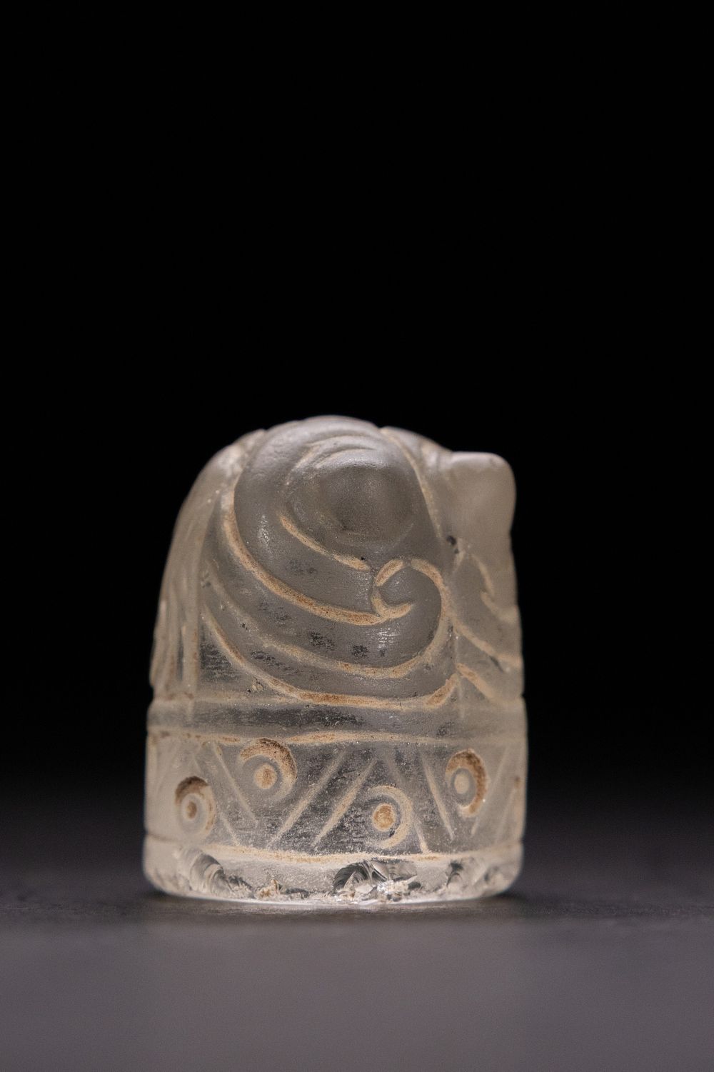 Lot 155: A Fatimid Rock Crystal Chess Piece, 11th–12th Century.