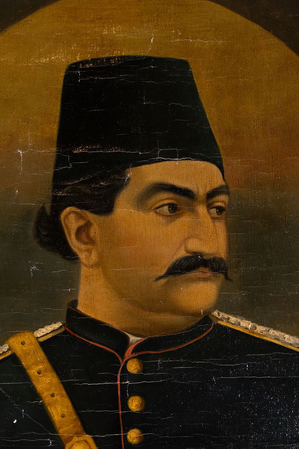 Lot 215: A Portrait of Zill al-Sultan in Military Dress,...