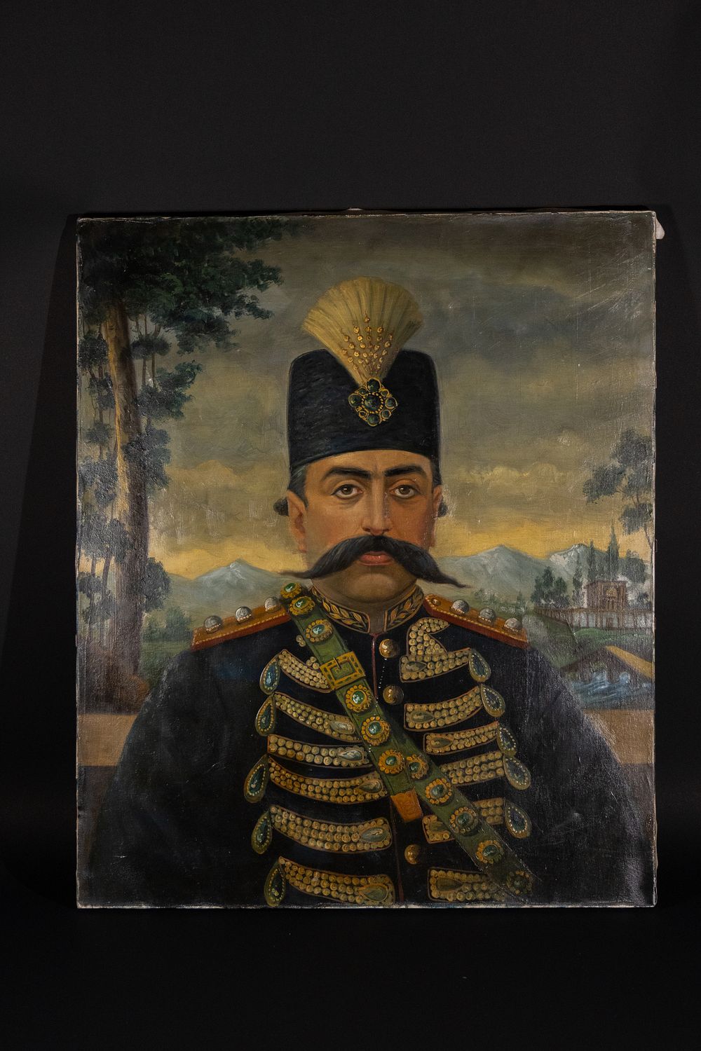 Lot 217: A Portrait of Mozaffar al-Din Shah Qajar, Persia,...