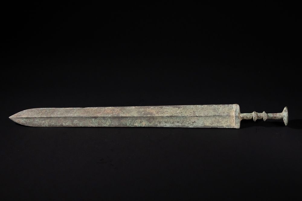 Lot 342: A Chinese Bronze Sword, Possibly Warring States /...