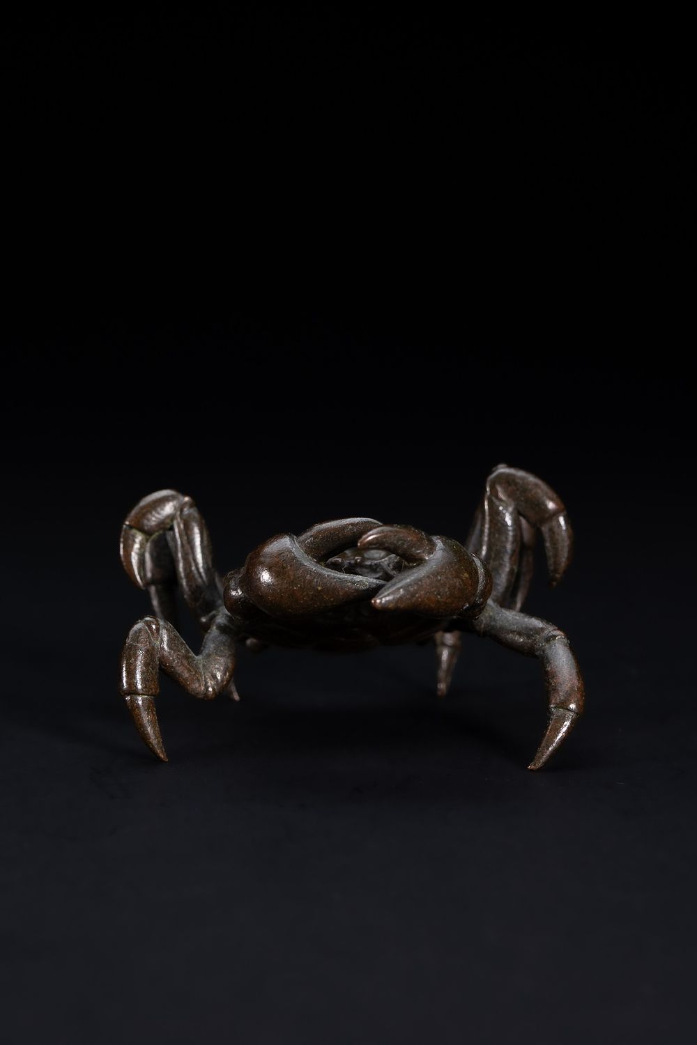 Lot 479: A Japanese Bronze Figure of a Crab.