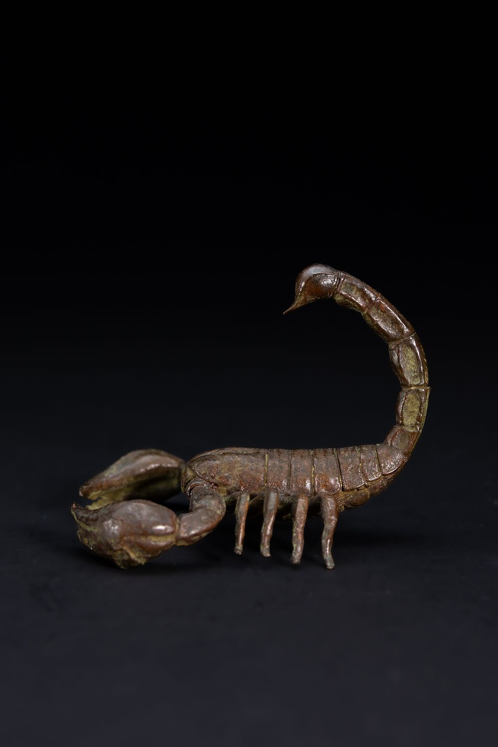 Lot 480: A Japanese Bronze Model of a Scorpion.