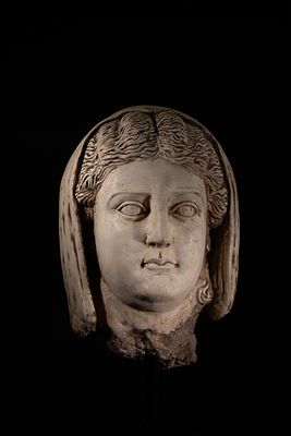 A Roman Marble Portrait of the Empress Faustina the Younger, 2nd Century A.D. or Later. - A 