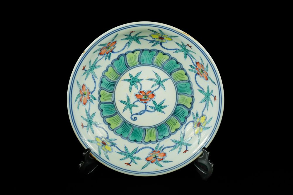 Lot 309: A Chinese Doucai Porcelain Bowl, Chenghua Mark. -