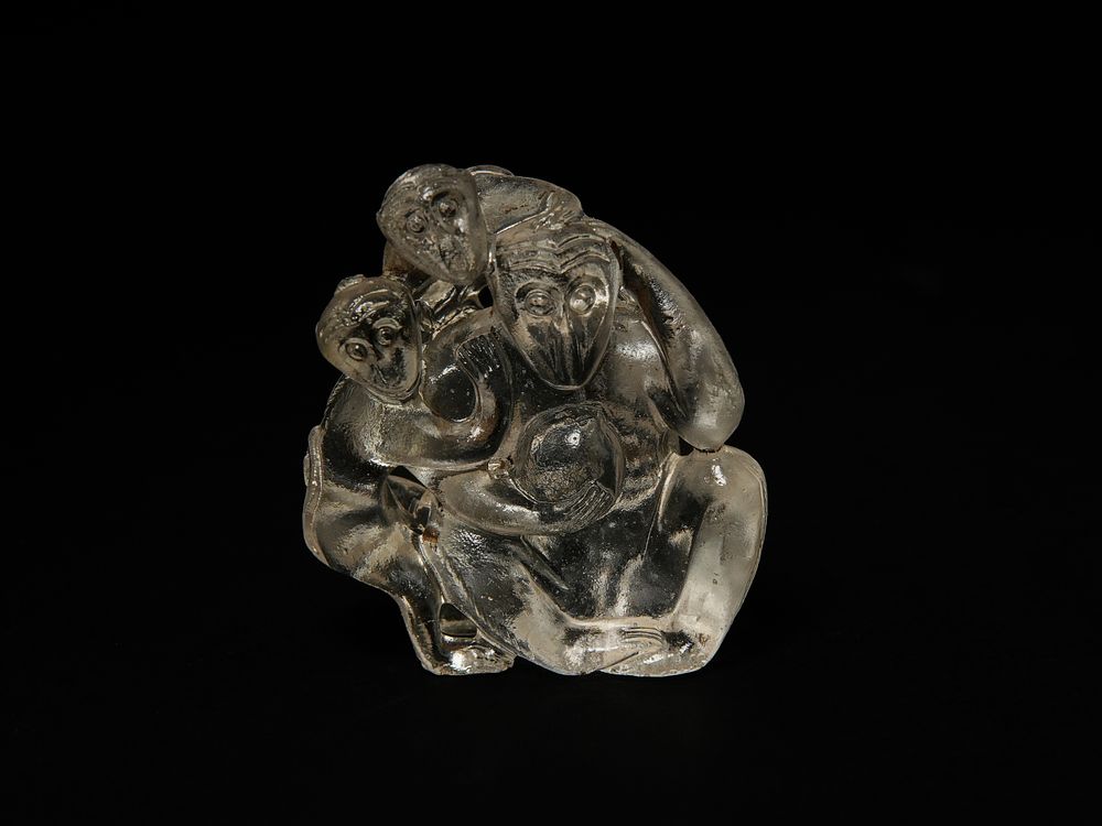 Lot 404: A Chinese Glass or Rock Crystal Carving of...