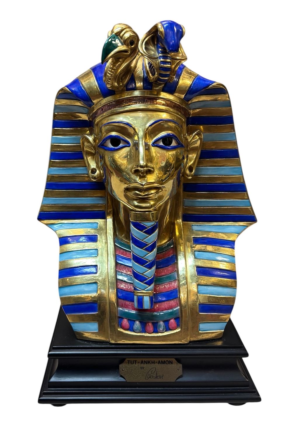 Lot 325: An Italian Ceramic Bust of Tutankhamun by Cortese,...